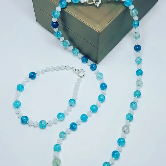 Blue Agate set - Picture 5 of 5